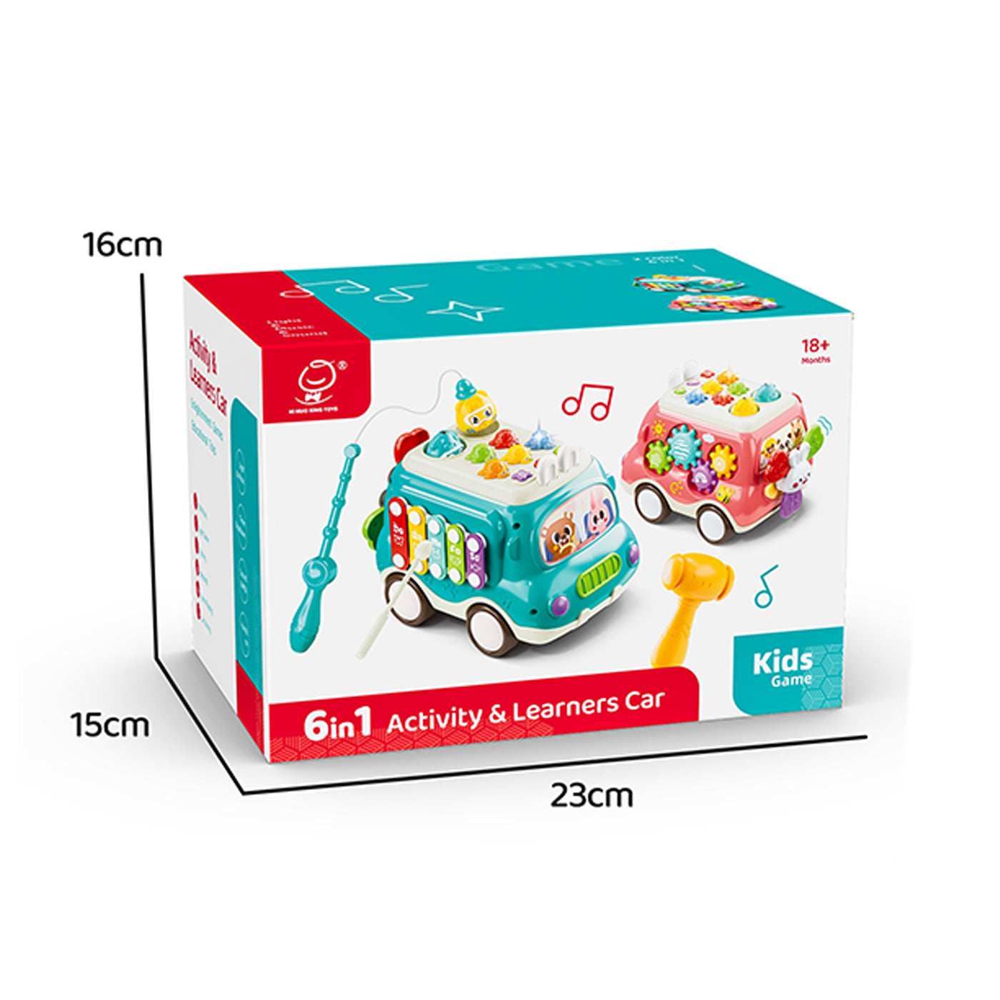Baby Bus Montessori Musical Learning Toy in Kuwait